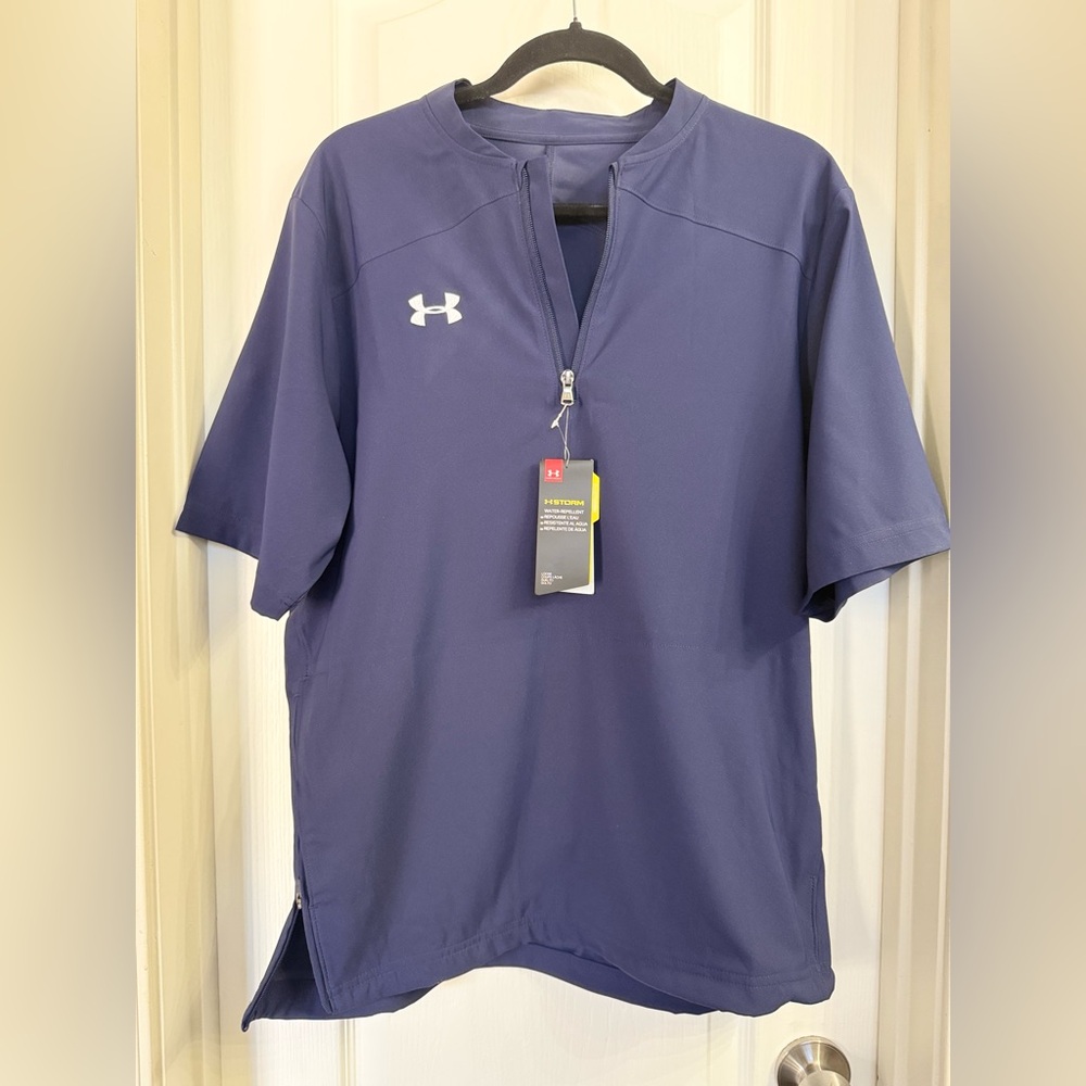 NWT Underarmour Storm Navy Short Sleeve Men's Size S